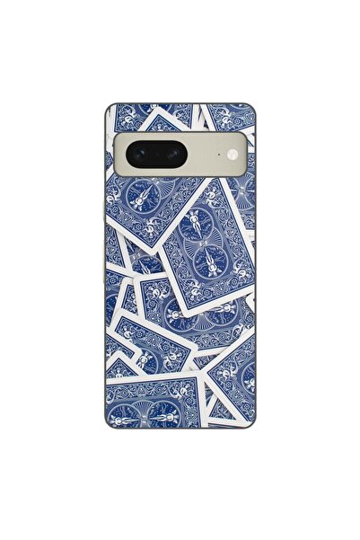 OEM Калъф, съвместим с Google Pixel 7, силиконов гел TPU, с десен на велосипе...