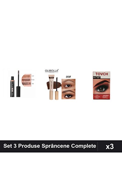 Ruby Rose Set of 3 Eyebrow Products - Ruby Rose Mascara Gel, Olibolla Mascara...