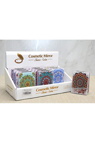 Twin Store Mandala Patterned Movable Water Mirror - Model 4