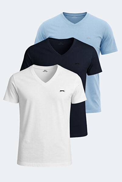 Slazenger مجموعة سارجون مكونة من 3 قمصان رجالية