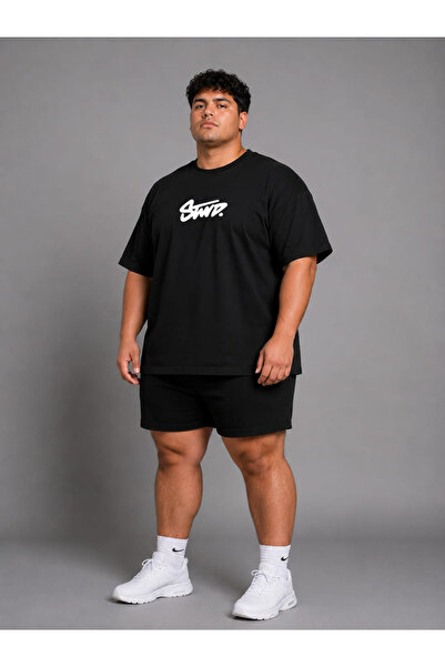 ZAVIXO Men's Shorts and T-Shirt Set 100% Cotton Comfortable Casual Combination