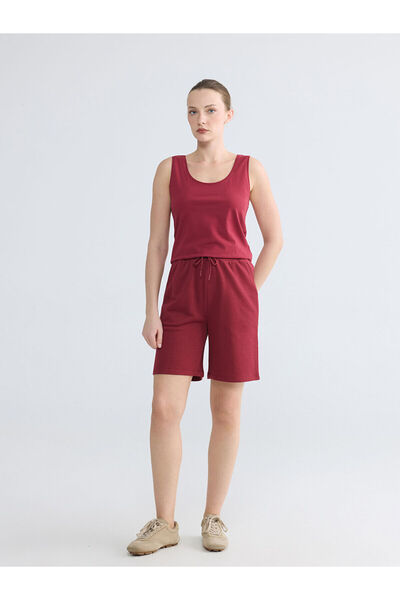 LC Waikiki Nevavm Women's Shorts with Elastic Waist