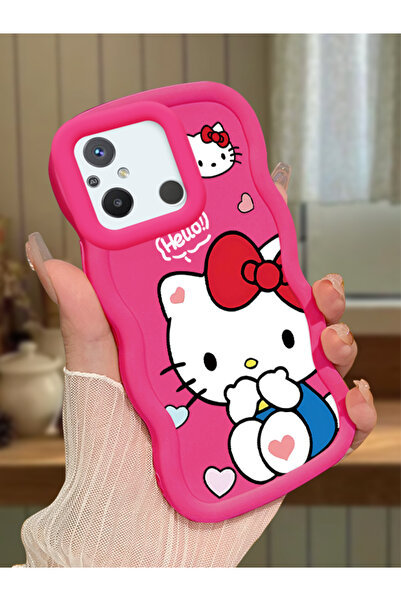SLIMFELT Redmi 12C Uyumlu Yüksek Kalite Sevimli Anime Kılıf, Sade ve Şık