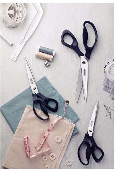 TRAMONTINA Sewing Scissors with Stainless-Steel Blades and Onyx Polypropylene...
