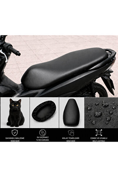 lawrenceshop Husa de șa pentru motociclete Yamaha Cygnus RS Protecție imperme...