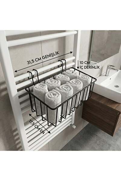 buççin online mağaza Dekoratif Metal Banyo Peteği Havluluk Ve Düzenleyici Sep...