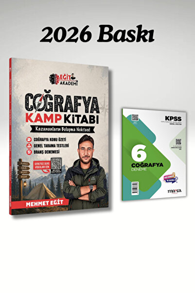 Eğit Akademi 2026 Coğrafya Kamp Kitabı Kazananların Buluşma Noktası + Coğrafy...