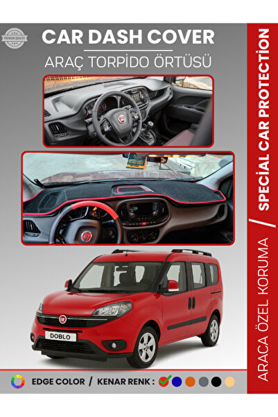 COLONY FIAT DOBLO (2015-2023) Torpido Örtüsü Ön Göğüs Torpido Koruma Tam Uyum...