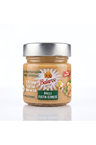 BALARISI Ballı Fıstık Ezmesi 200 Gr - Glütensiz ( %70 Fıstık % 20 Bal )