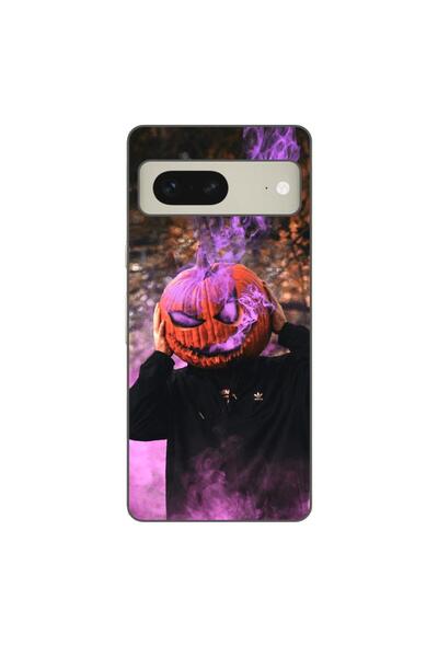 OEM Husa compatibila cu Google Pixel 8 Silicon Gel Tpu Model Halloween Cap Do...