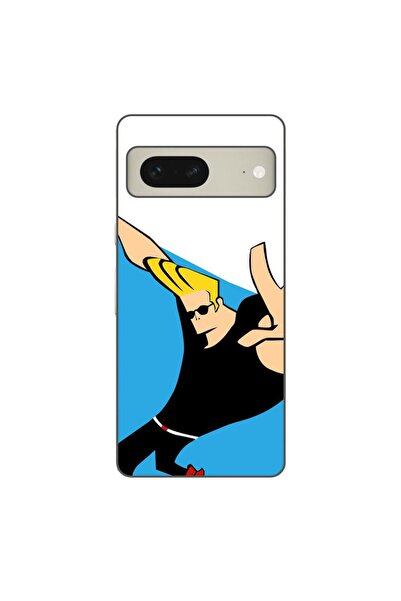 OEM Husa compatibila cu Google Pixel 8 Silicon Gel Tpu Model Johnny Bravo