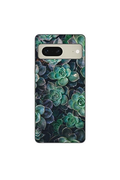 OEM Husa compatibila cu Google Pixel 8 Silicon Gel Tpu Model Flori de Stanca