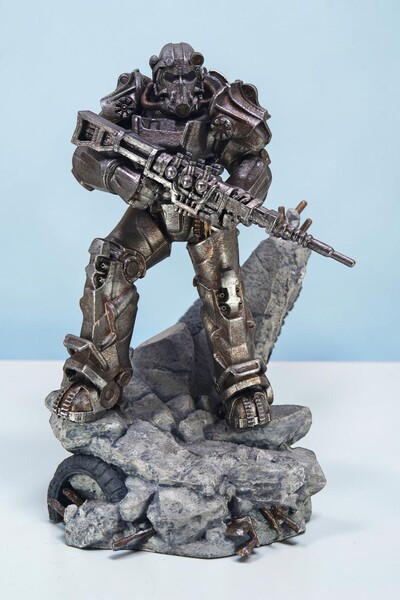 Hunga Fallout - T60 Power Armor Figür 29 Cm | Premium Model Serisi