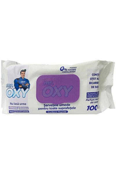 PS Products Υγρά Μαντηλάκια, Μίστερ Όξι, Πολλαπλών Επιφανειών 100 τεμάχια Λεβ...