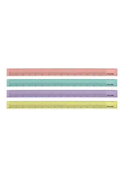 Milan Riglă triunghiulară de 15 cm Color Look 2 351260lk2 Culoare aleatorie