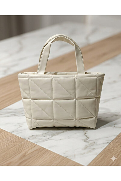 mavolie Quilted Embossed Puff Leather Bag