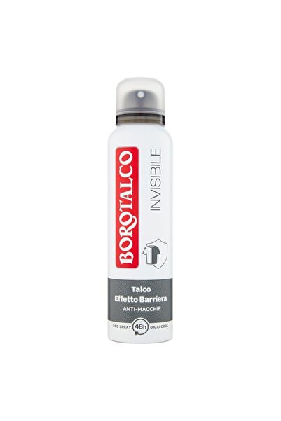 Vader Antiperspirant Deodorant, Borotalco, 150 ml Invisible,