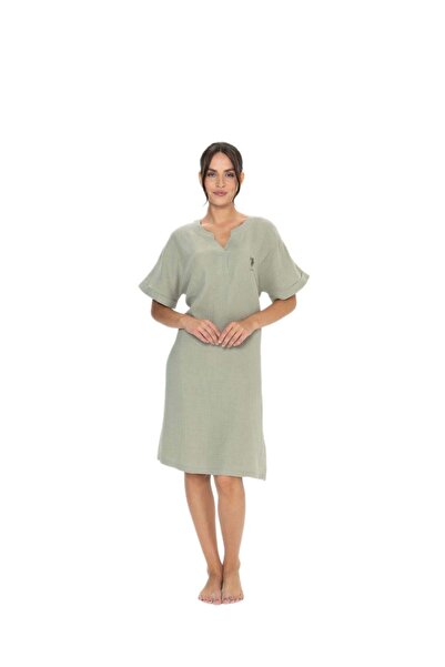 U.S. Polo Assn. Women's V-Neck Cotton Comfortable Flexible Muslin Fabric Summ...