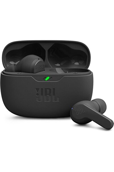 JBL سماعات أذن لاسلكية حقيقية من Wave Beam، صوت جهير عميق، مريحة للارتداء، بط...