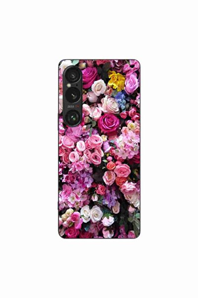 OEM Husa compatibila cu Sony Xperia 1 VI Silicon Gel Tpu Model Trandafiri Roz