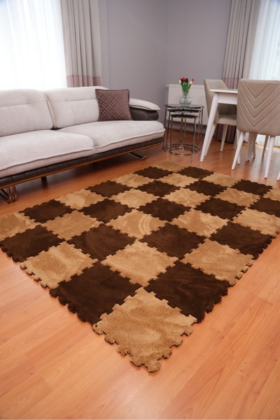 ENAZEY Koyu Kahverengi-Kahverengi Kombini Modern Oturma odası, çocuk odası, y...