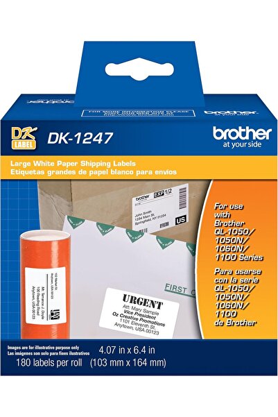 Yıldızan Originalne DK-1247 izrezane velike transportne bele papirne etikete ...