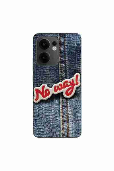 OEM Θήκη συμβατή με Oppo Reno13 F Σιλικόνης Τζελ TPU Μοντέλο No Way Jeans