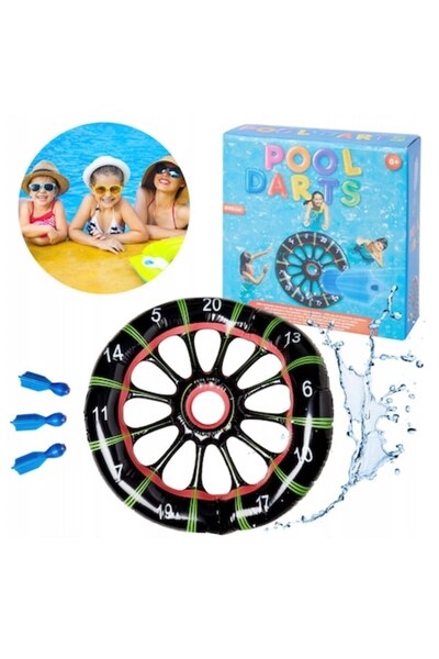 OEM Inflatable Darts Game for Pool, 90 cm, Fun Set with Ball and Floating Tar...
