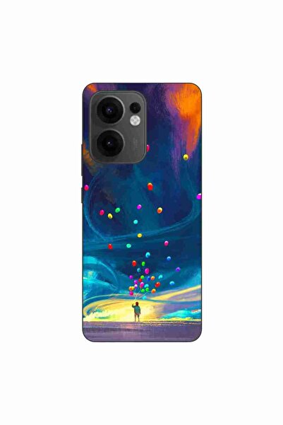 OEM Case compatible with Oppo Reno13 F Silicone Gel Tpu Universe Balloons Pat...