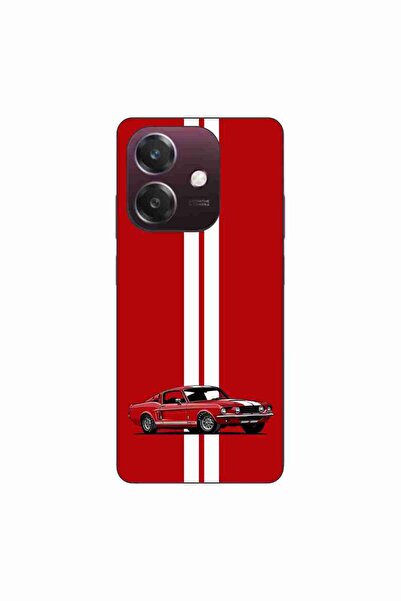 OEM Husa compatibila cu Oppo A40 Silicon Gel Tpu Model Red Mustang