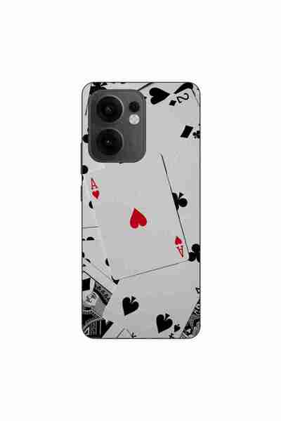 OEM Husa compatibila cu Oppo Reno13 F Silicon Gel Tpu Model Carti Poker