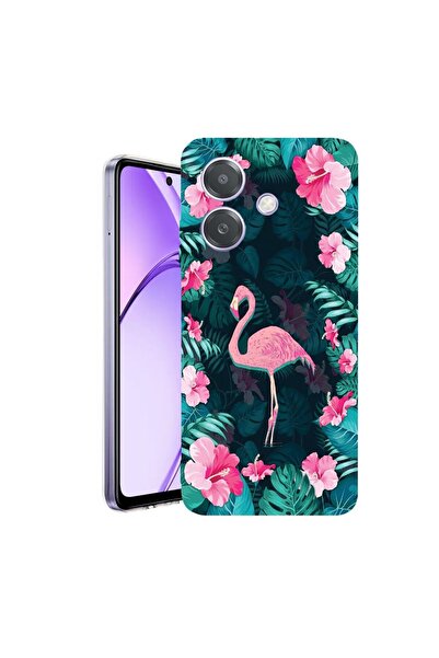 bestcase Θήκη για OPPO A40 / A40M, BestCase™ Διαφανής Σιλικόνη 2MM, Φλαμίνγκο...