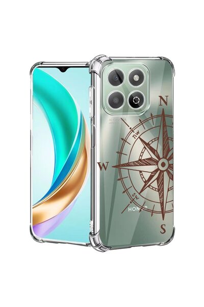 bestcase Калъф за Honor 400 Smart / X7d с дизайн на компас, удароустойчив, по...