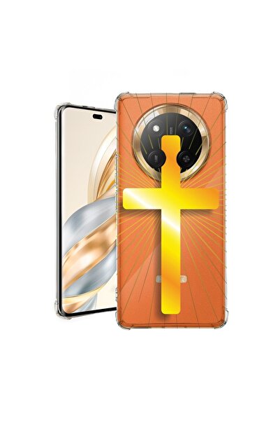 bestcase Θήκη για Honor Magic7 Lite, Αντικραδασμική 1.5MM, Χρυσός Σταυρός, Πρ...