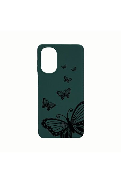 bestcase Θήκη σιλικόνης, Συμβατή με Motorola Moto E32s, Σχέδιο πεταλούδας, Αν...