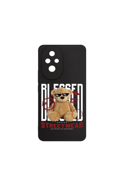 bestcase Калъф за Honor 200 5G, BestCase® Тънък силиконов 0.8ММ, Мече със сла...