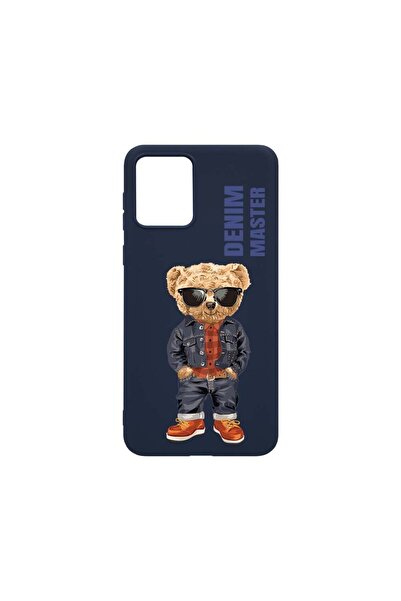 bestcase Λεπτή Θήκη Σιλικόνης 0.8MM, Συμβατή με Motorola Moto E13, Denim Mast...