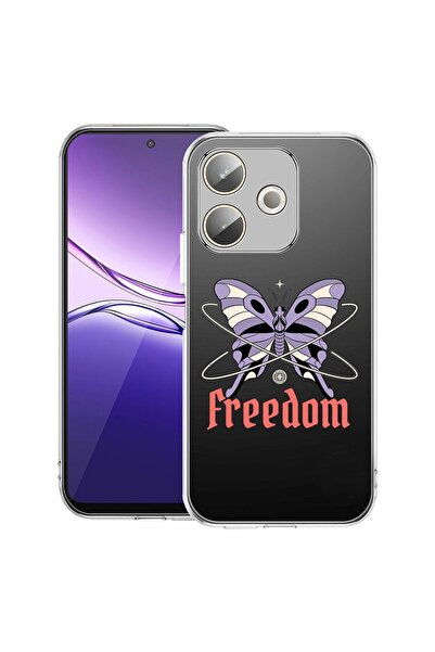 bestcase ¬Æ Husa Clear Silicon pentru OPPO A5 Pro 5G, Freedom - Butterfly, 20...