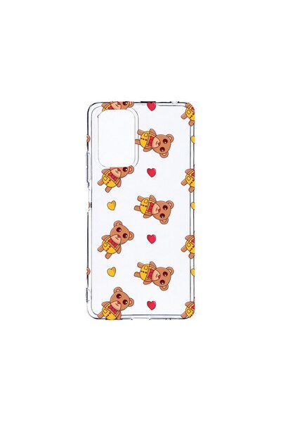 bestcase ¬Æ Husa Clear Silicon 2MM, Compatibila Cu Motorola Moto G85, Teddy B...