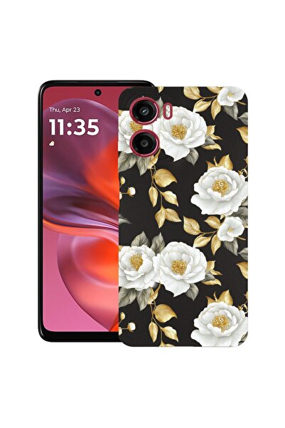 bestcase ¬Æ Husa TPU Ultra Slim Compatibila cu Motorola Moto G06, Floral - Ae...