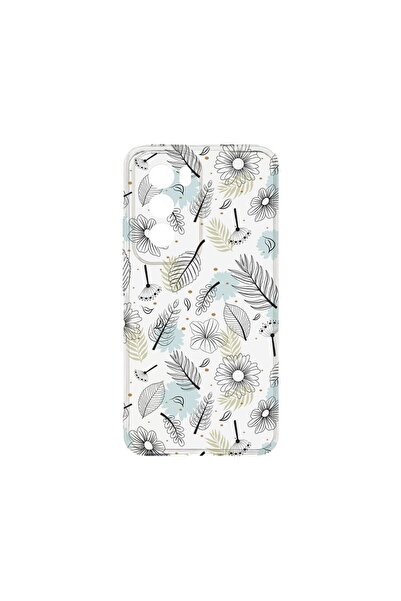 bestcase ¬Æ Husa Clear Silicon 2MM, Compatibila Cu OPPO Reno12 Pro 5G, Flower...
