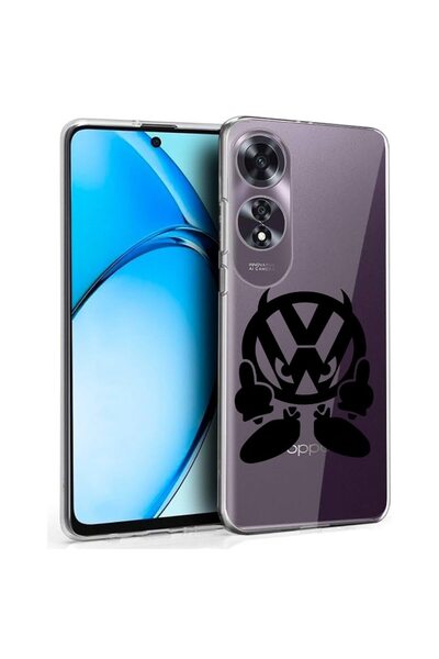 bestcase ¬Æ Husa pentru OPPO A60 4G, Clear Silicon 2MM, VW Devil, Antisoc, Pr...