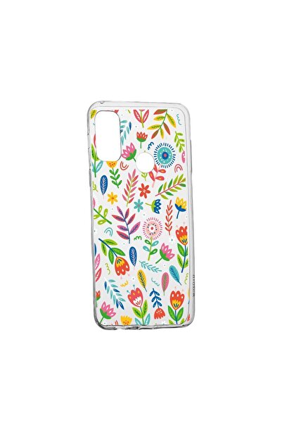 bestcase Husa Silicon Compatibila Cu Huawei P Smart 2020, Happy Flowers, rezi...