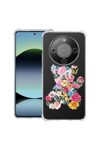 bestcase Husă Antișoc 1.5mm Compatibilă cu Honor Magic8 Lite, cu Design Ursul...