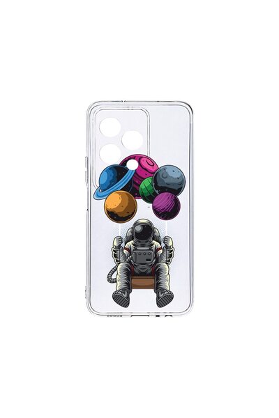 bestcase ¬Æ Husa Clear Silicon 2MM, Compatibila Cu Honor 200 Lite, Astronaut,...