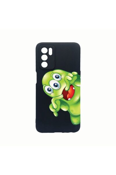 bestcase Husa Silicon, Compatibila Cu Oppo A16, Green Monster, Rezistenta la ...