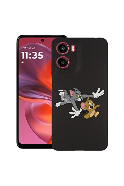 bestcase ¬Æ Husa pentru Motorola Moto G05, Tom And Jerry, Slim Silicon 0.8MM,...