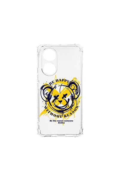 bestcase Husa Anti Shock 1.5MM, compatibilă cu OPPO A38, Teddy Bear Be Happy,...