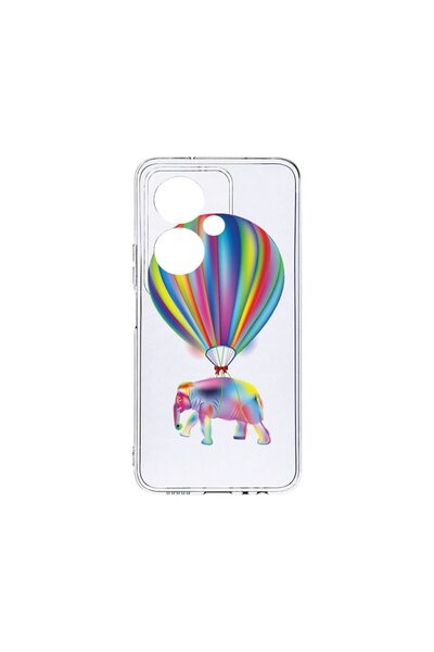 bestcase Husa BestCase¬Æ Clear Silicon 2MM, Compatibila Cu OPPO A79 5G, Rainb...