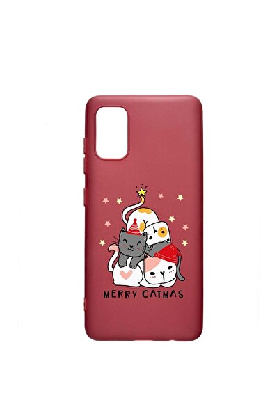 bestcase Husa Silicon, Compatibila Cu Huawei P Smart (2021), Merry Catmas, re...